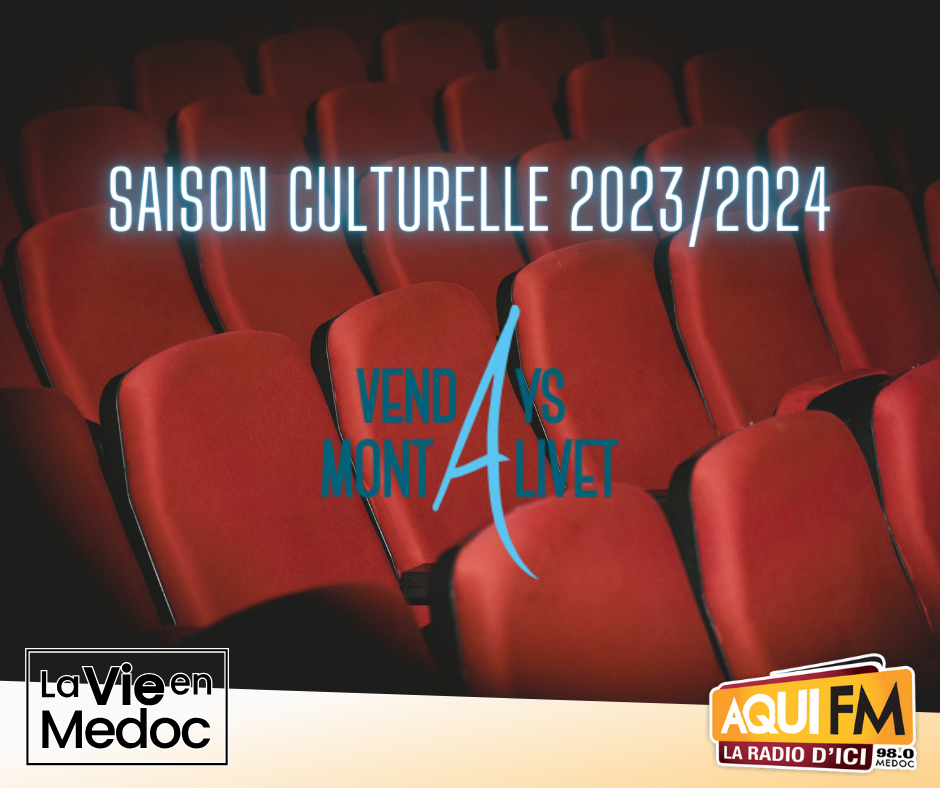 Fauteuils rouges, saison culturelle 2023/2024 de la commune de Vendays-Montalivet